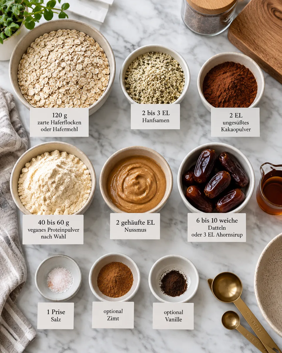 vegane proteinbällchen