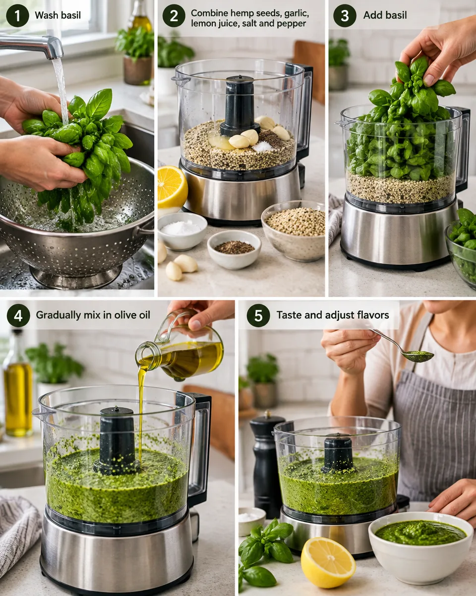 Köstliches Hanfsamen Pesto – Ein Genuss für jeden Tag!