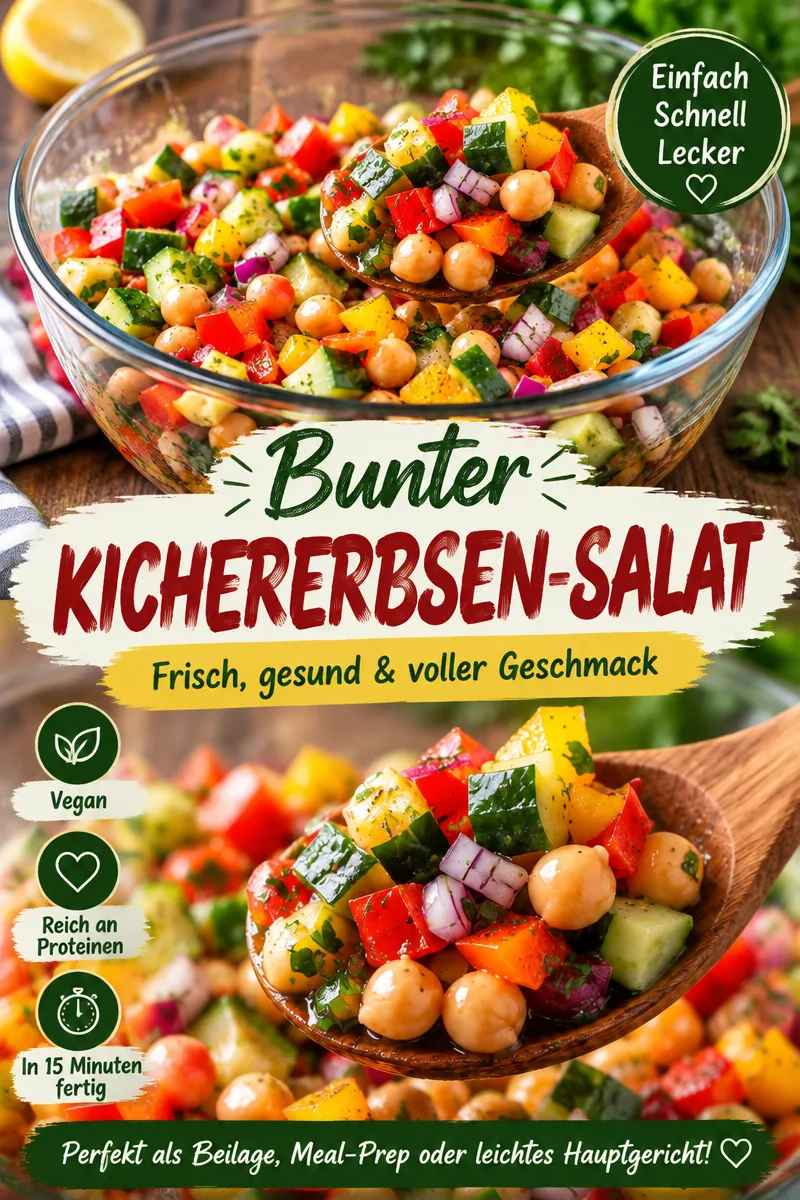 Kichererbsensalat Meal Prep – Schnell, lecker und einfach!