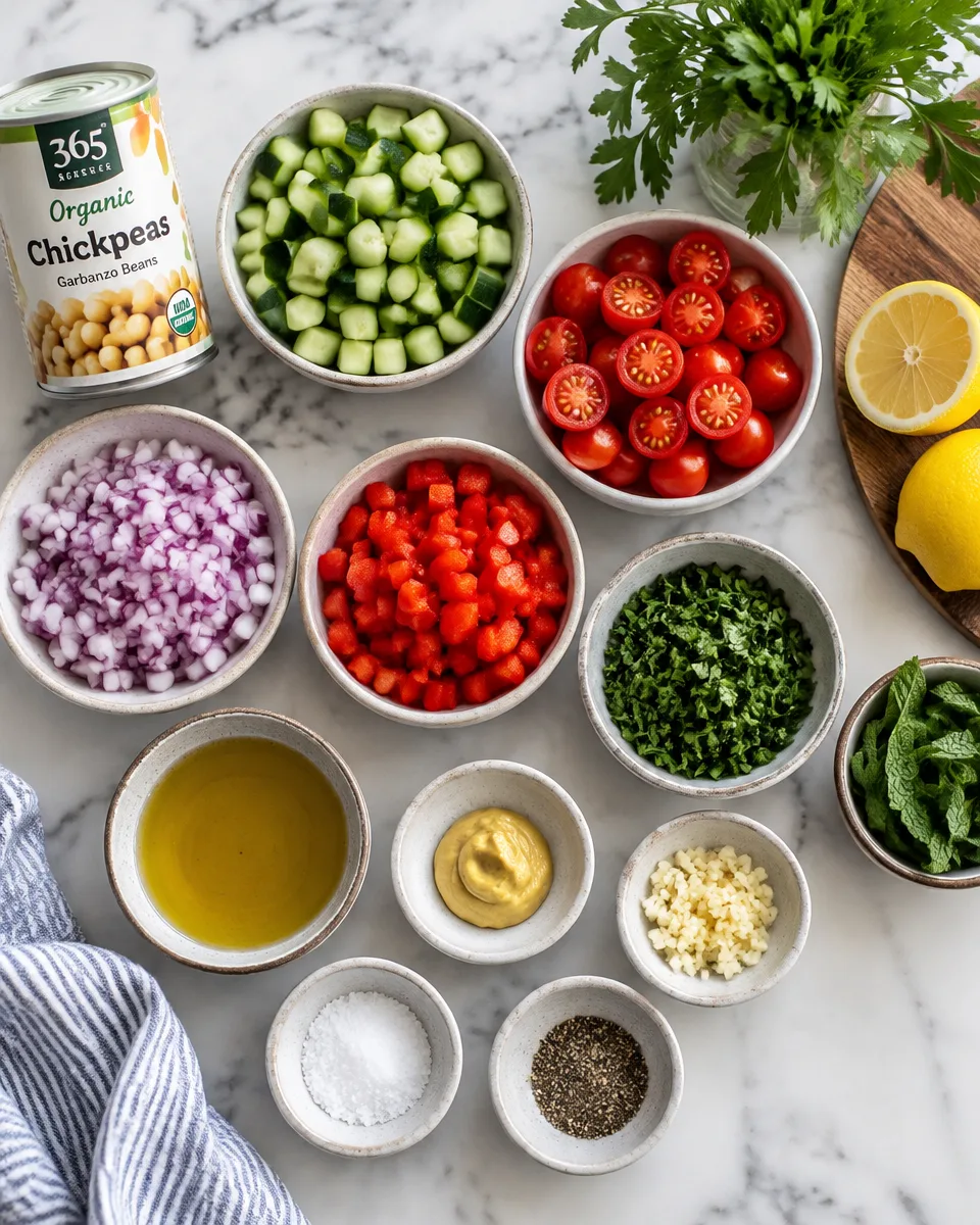 Kichererbsensalat Meal Prep – Schnell, lecker und einfach!