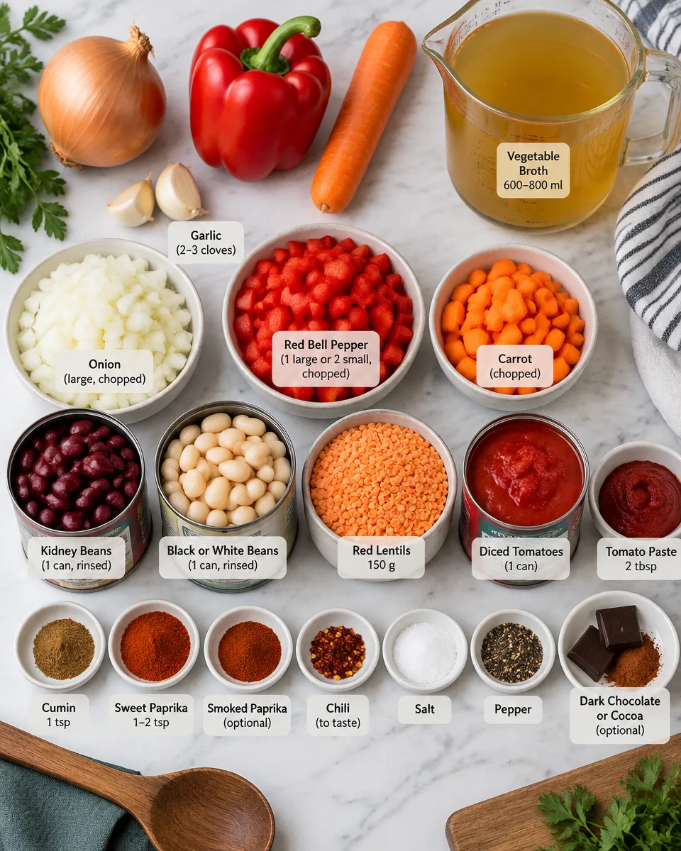 Chili sin Carne proteinreich
