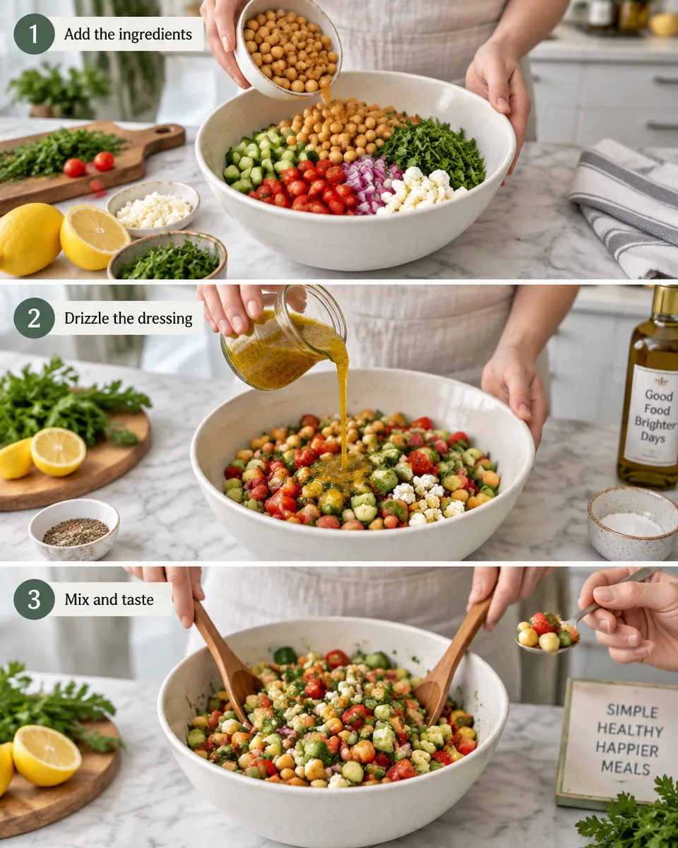 Kichererbsensalat Meal Prep – Schnell, lecker und einfach!