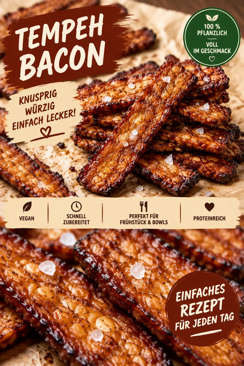 Tempeh Bacon – Rauchig, knackig und ganz einfach zubereitet