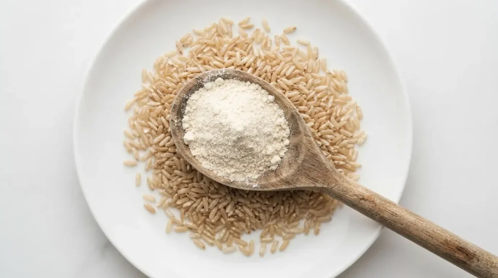 Reisprotein wird aus braunem Reis gewonnen