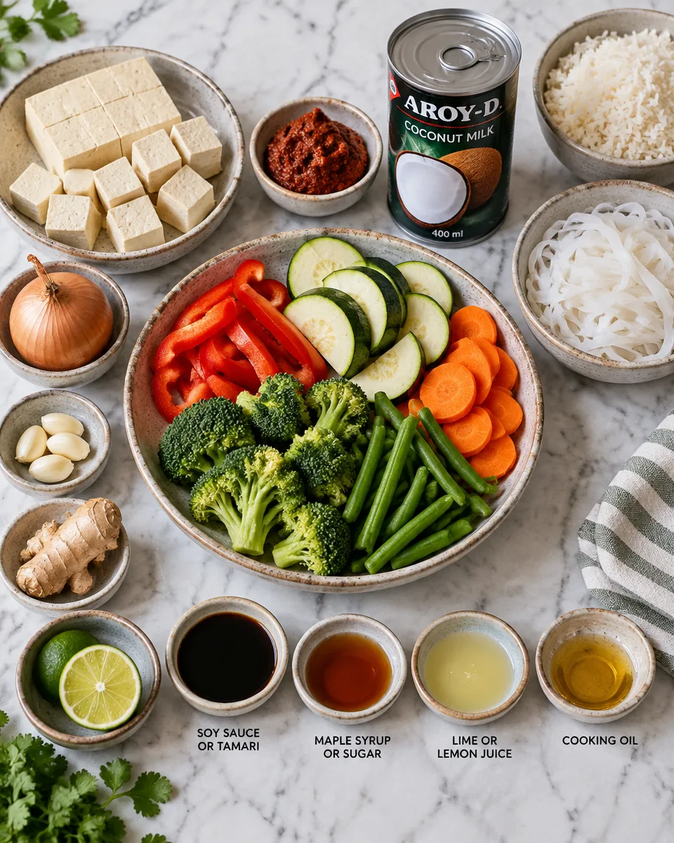 Thai Curry mit Tofu